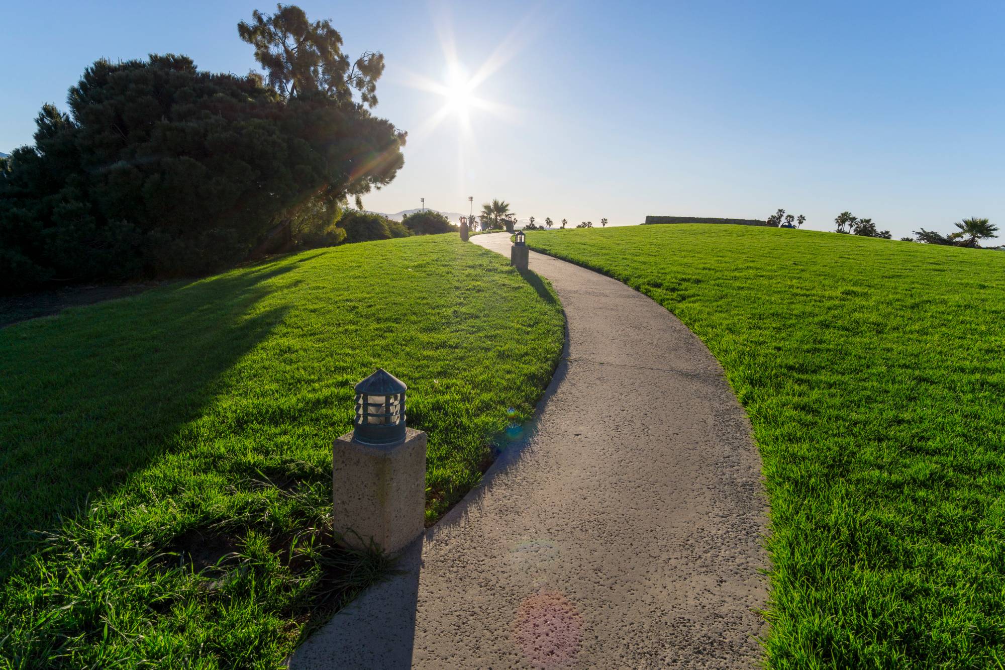 West campus path